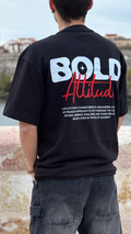 Black Bold Attitude Tee